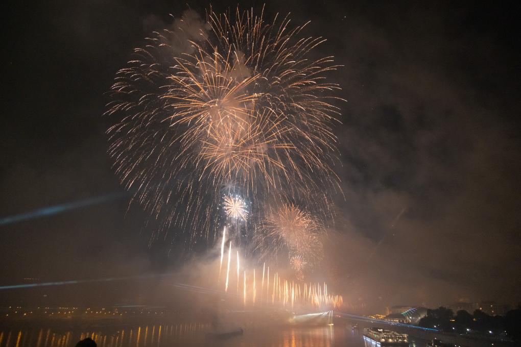 匈牙利：國(guó)慶日璀璨煙花秀